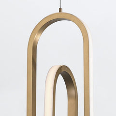 Demark Pendant - Matte Black/ Gold
