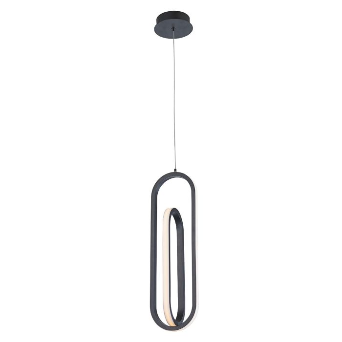 Demark Pendant - Matte Black/ Gold