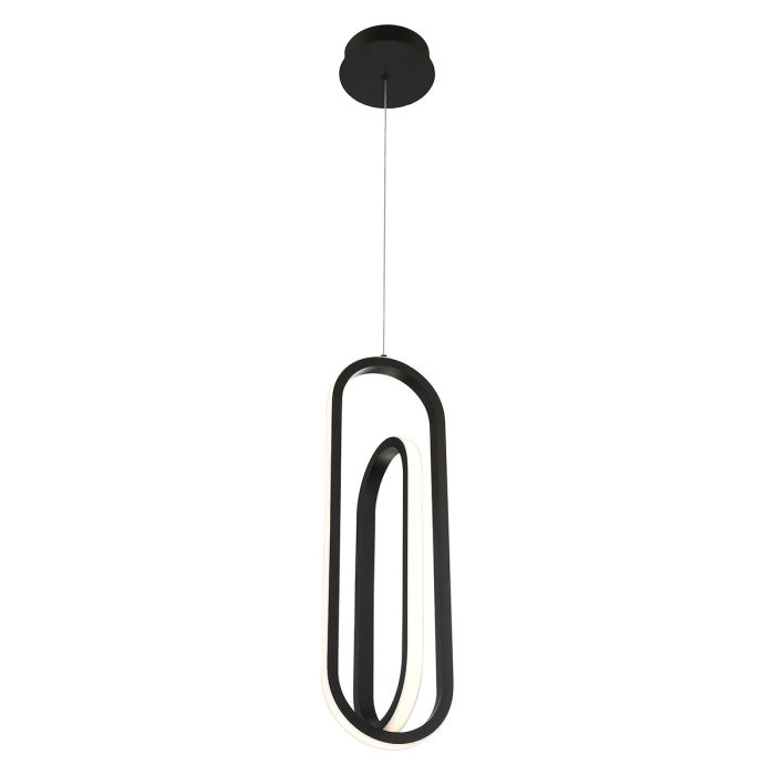 Demark Pendant - Matte Black/ Gold