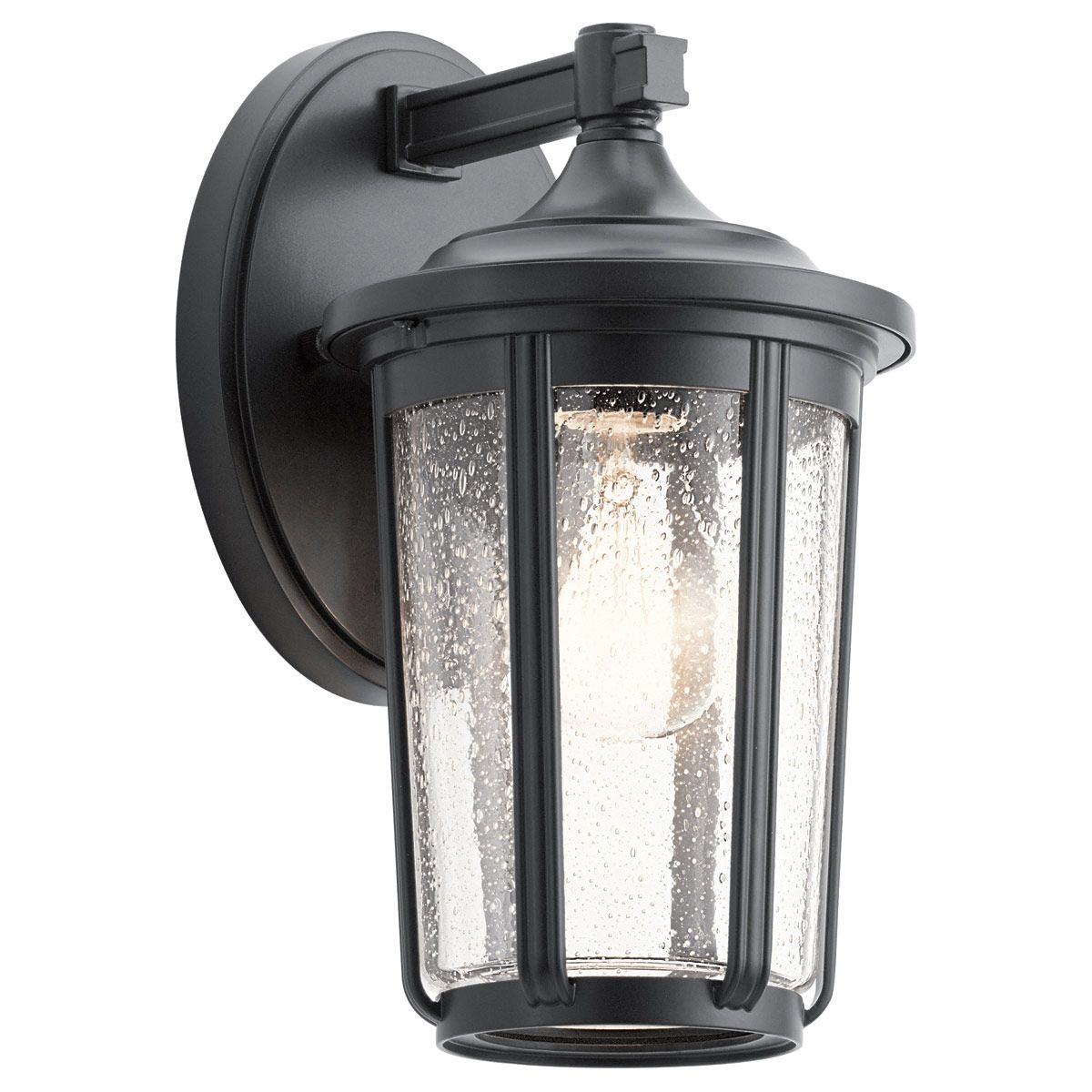 Fairfield 1 Light Medium/Large Outdoor Wall Lantern - Olde Bronze/Black E27 IP44