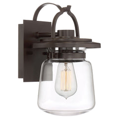 Lasalle 1 Light Small/Medium/Large Outdoor Wall Lantern - Western Bronze E27 IP44