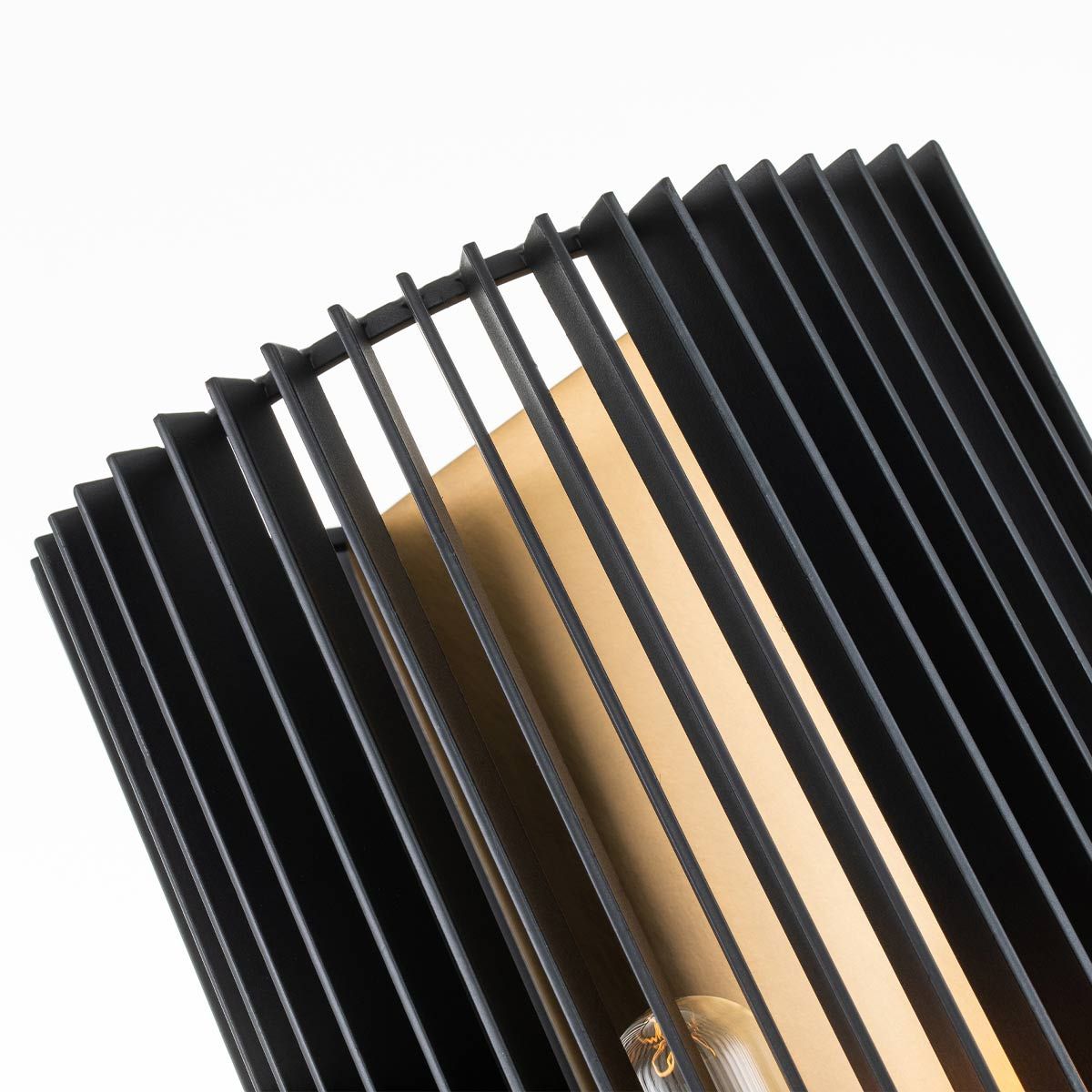 Linara Wall Light - Black & Natural Brass