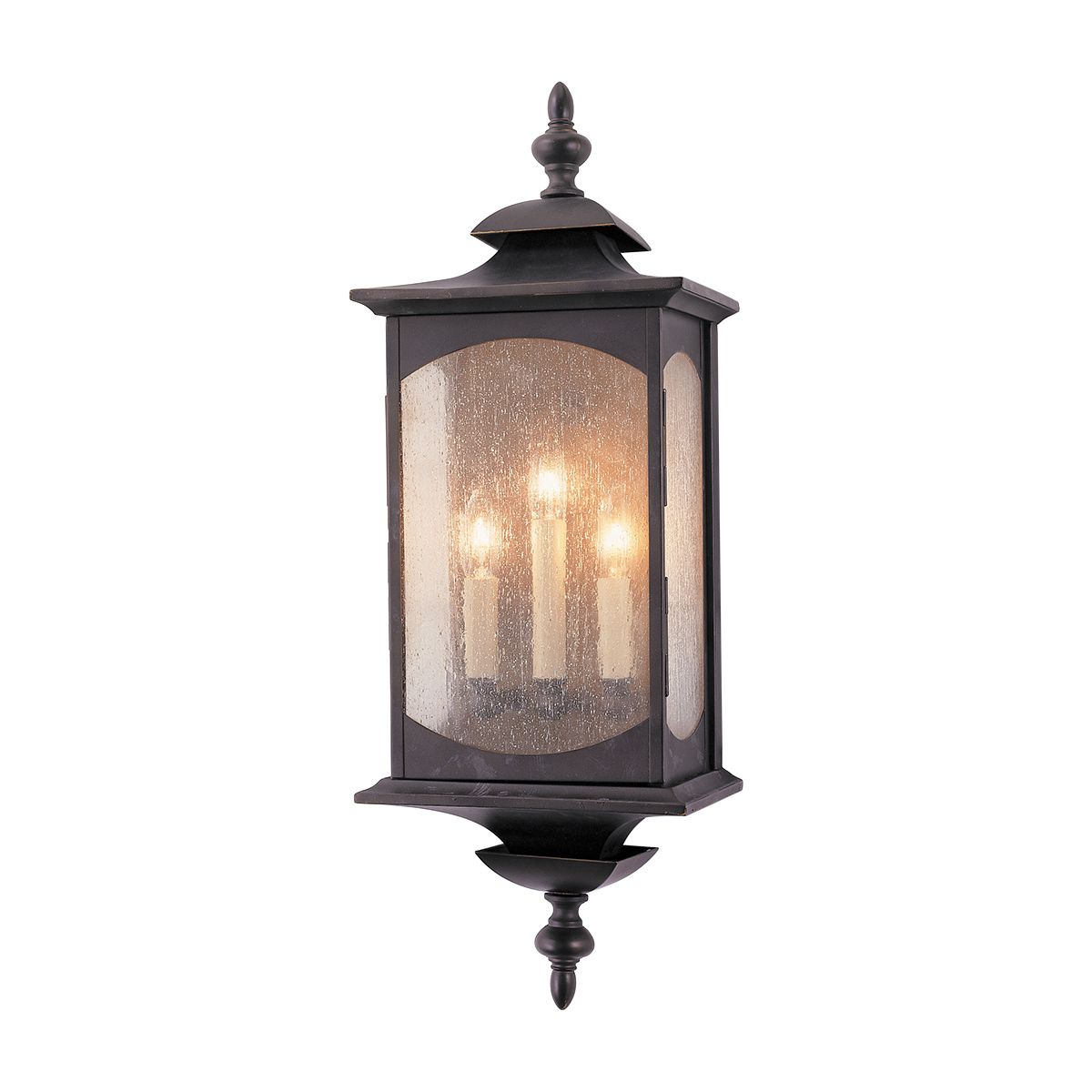 Market Square 1/2/3Lt Wall Light - Oil Rubbed Bronze E14 IP44