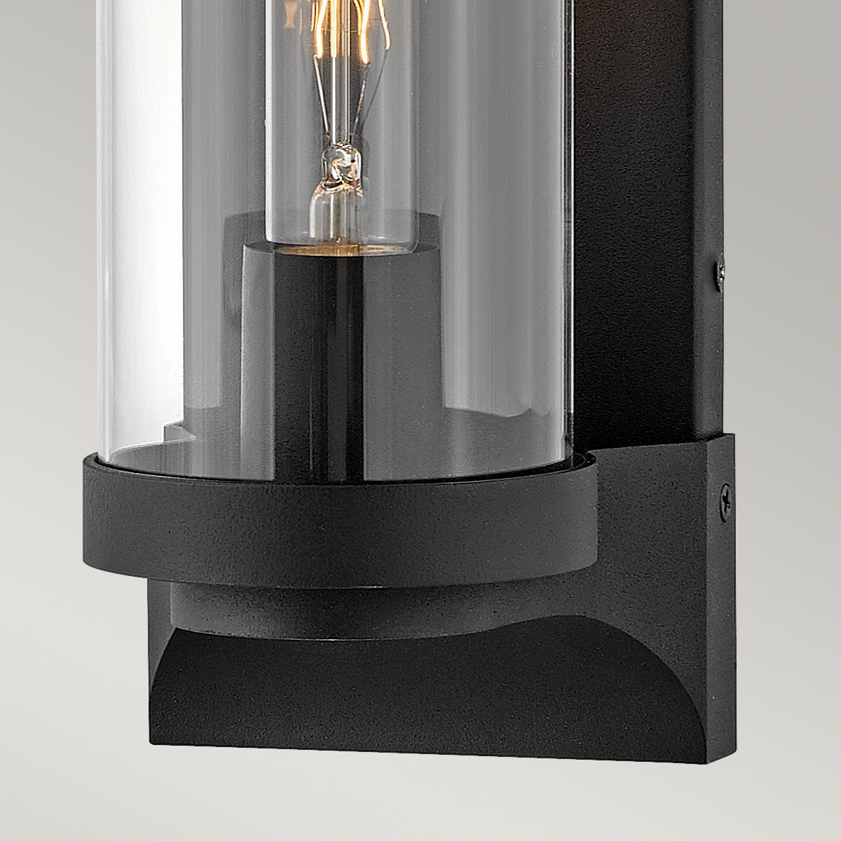 Pearson 1 Light Medium Wall Lantern - Burnished Bronze/Textured Black E27 IP44