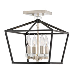 Stinson 4 Light Pendant Semi-Flush- Various Colours & Sizes