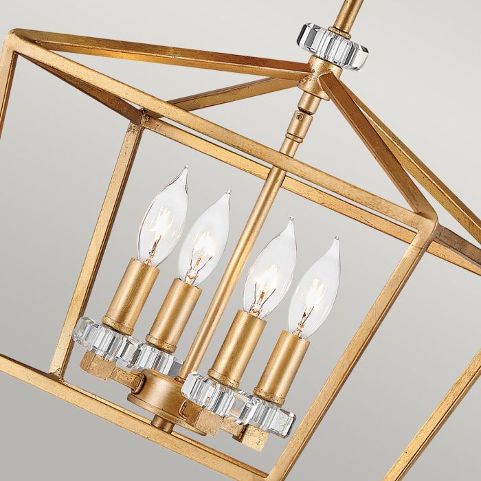 Stinson 4 Light Pendant Semi-Flush- Various Colours & Sizes