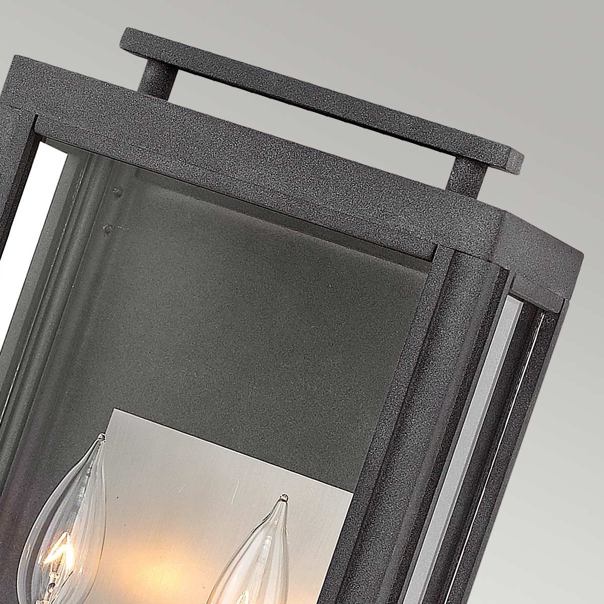 Sutcliffe 1/2Lt Wall Lantern - Aged Zinc & Antique Nickel/Oil Rubbed Bronze & Copper E27 IP44