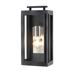 Sutcliffe 1/2Lt Wall Lantern - Aged Zinc & Antique Nickel/Oil Rubbed Bronze & Copper E27 IP44