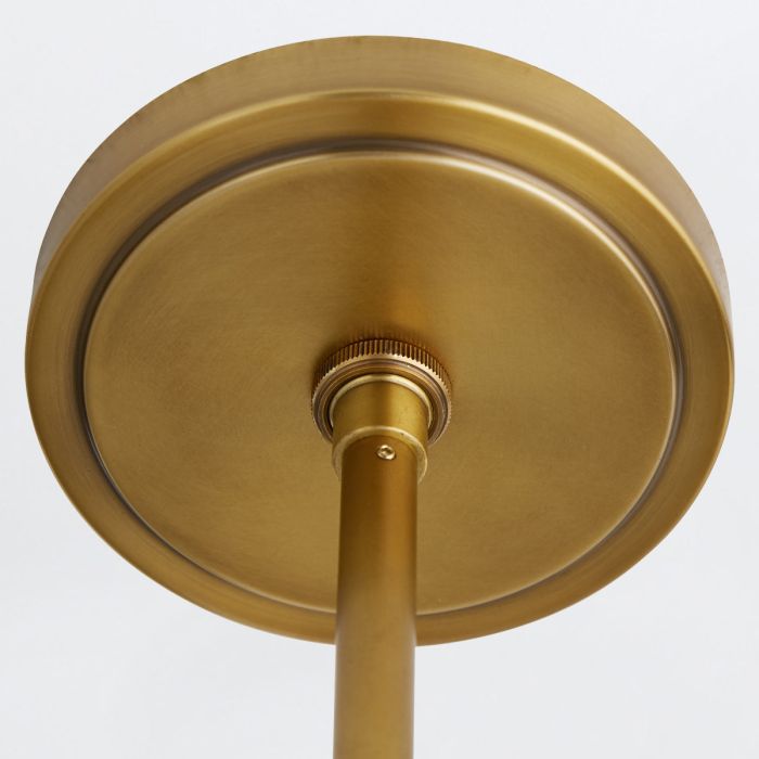 Royce 2 lt Large Pendant - Antique Brass