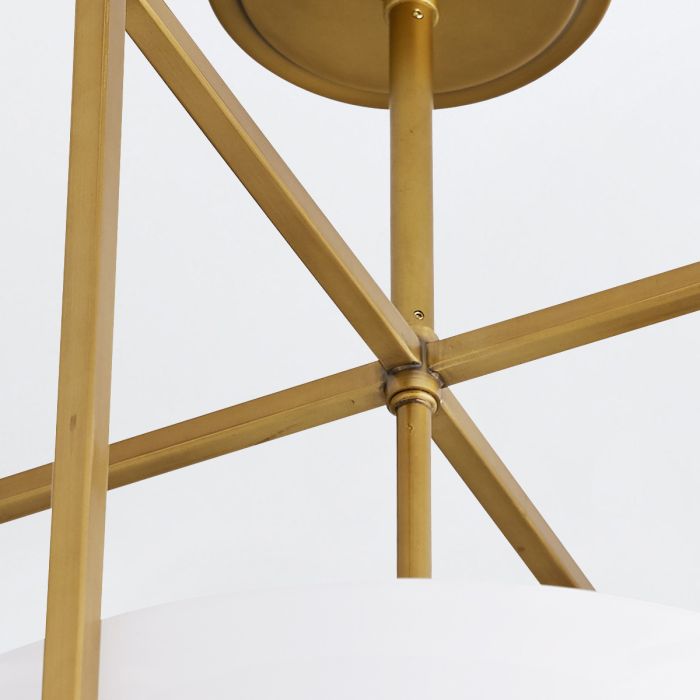 Royce 2 lt Large Pendant - Antique Brass