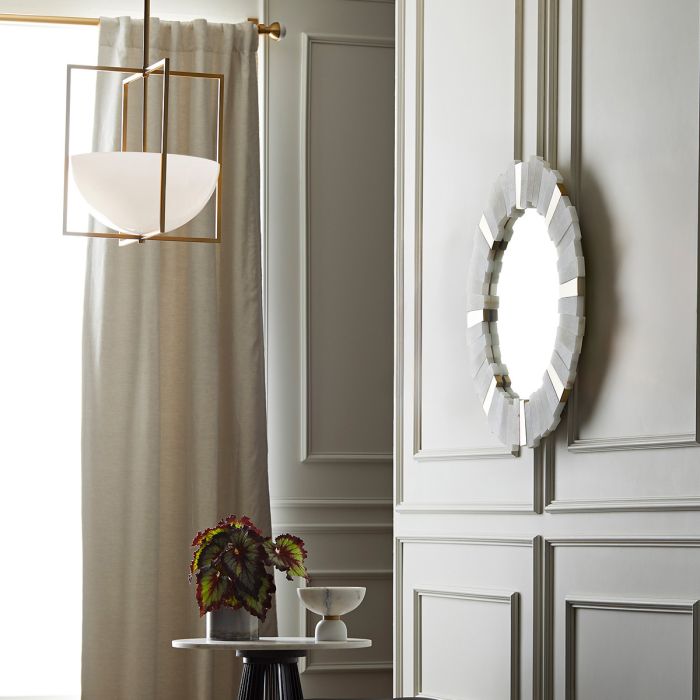 Royce 2 lt Large Pendant - Antique Brass