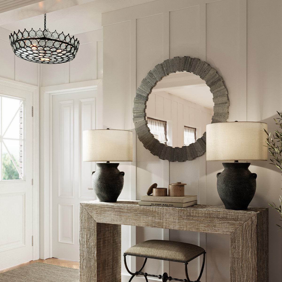 Augustus 6 lt Small Chandelier E14