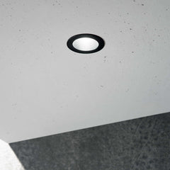 Quark Recessed Ceiling Light - Black/White Finish - Cusack Lighting