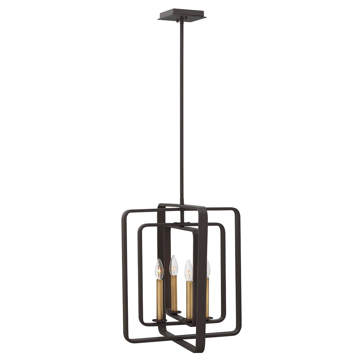 Quentin 4L Pendant Ceiling Light style2 - Buckeye Bronze Finish