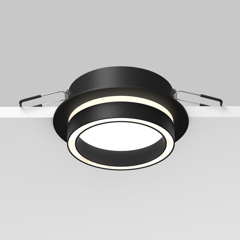 Orlo Recessed Downlight- Black/ White Finish