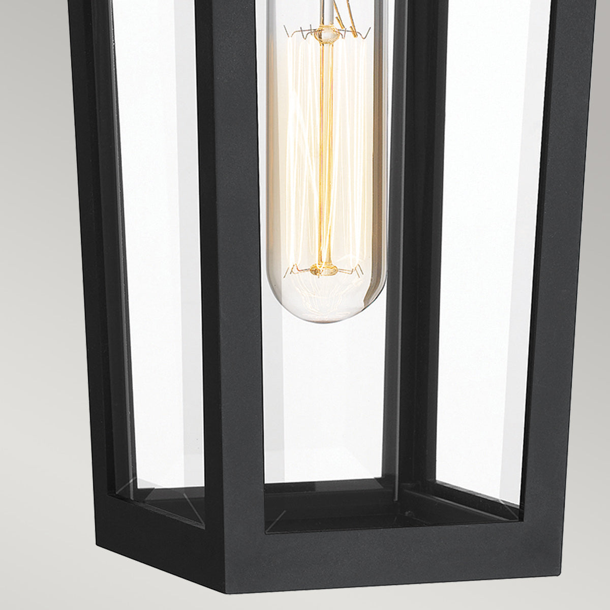 Quoizel Buckley Coastal 1 lt Outdoor Wall Lantern - Matt Black &amp; Brass Accent  IP44 E27