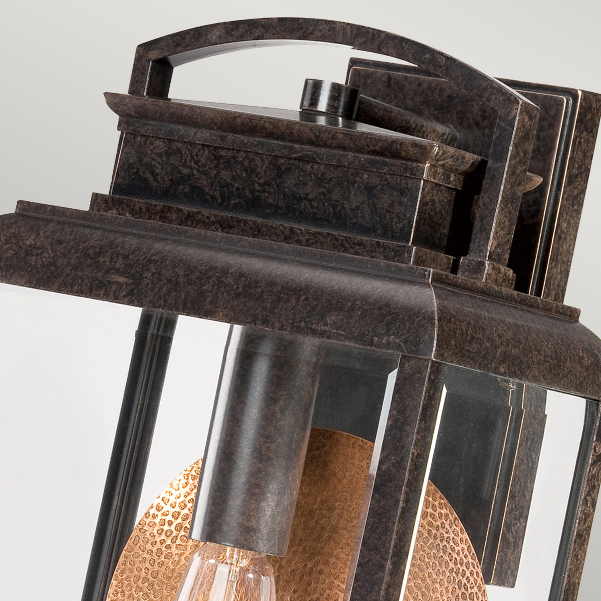Byron Large Wall Lantern - Imperial Bronze Finish
