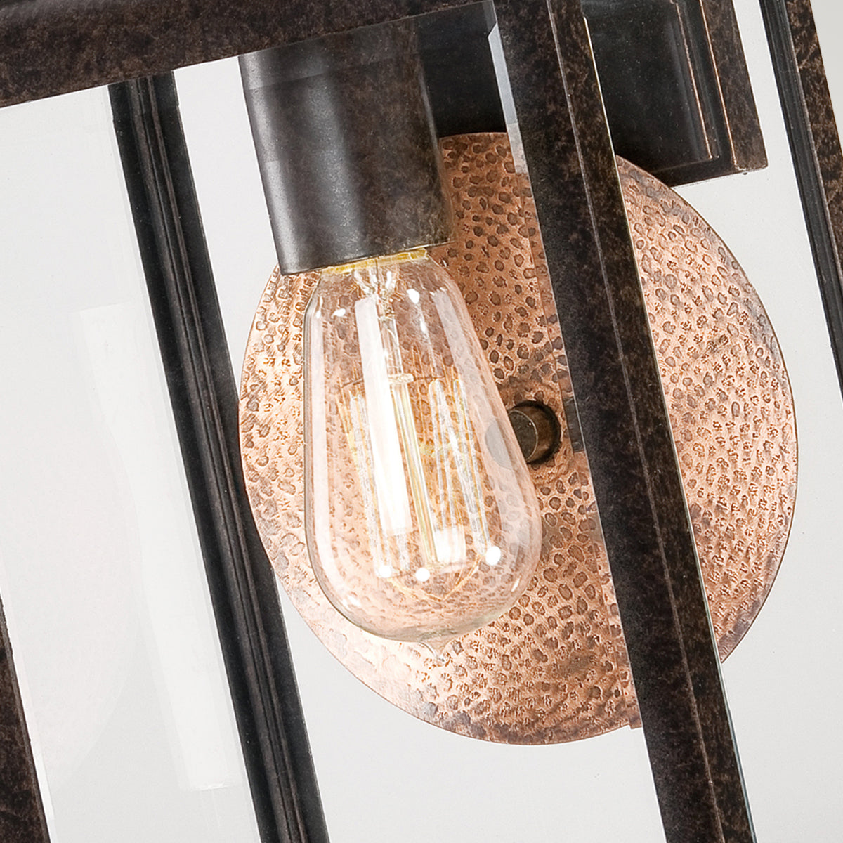 Byron Medium Wall Lantern - Imperial Bronze Finish
