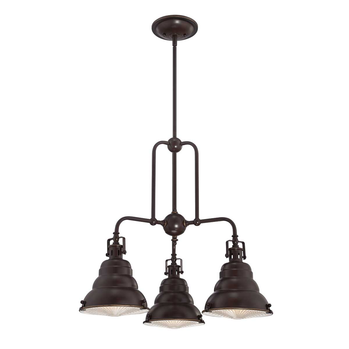 Eastvale 3Lt Multi-arm Pendant - Palladian Bronze