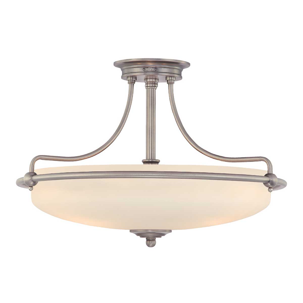 Griffin 3/4Lt Semi-Flush - In Various Finishes E27