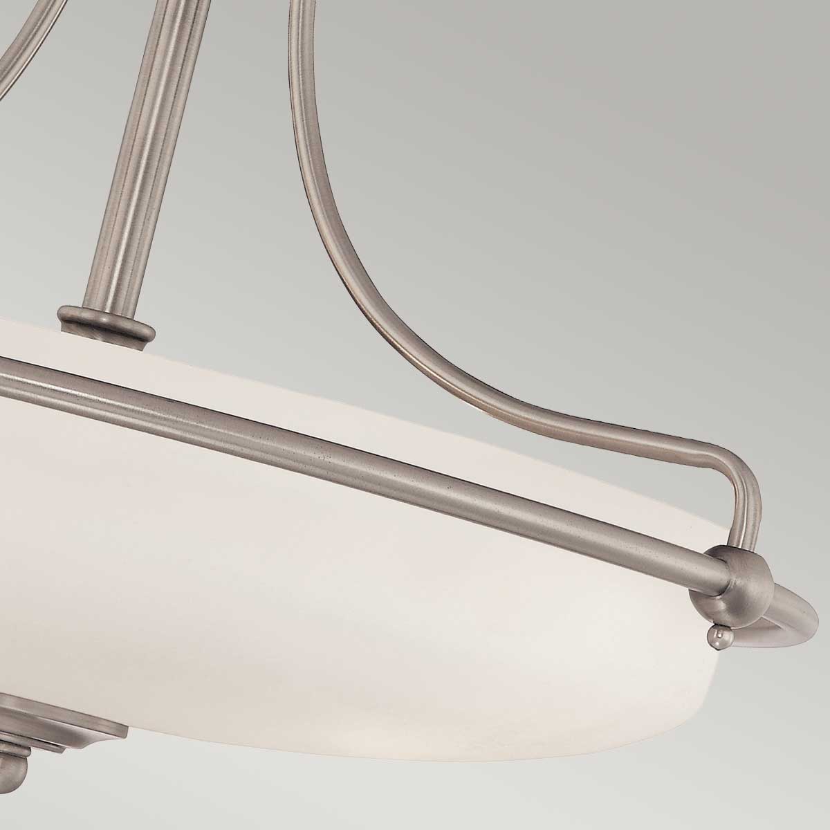 Griffin 3/4Lt Semi-Flush - In Various Finishes E27