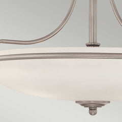 Griffin 3/4Lt Semi-Flush - In Various Finishes E27