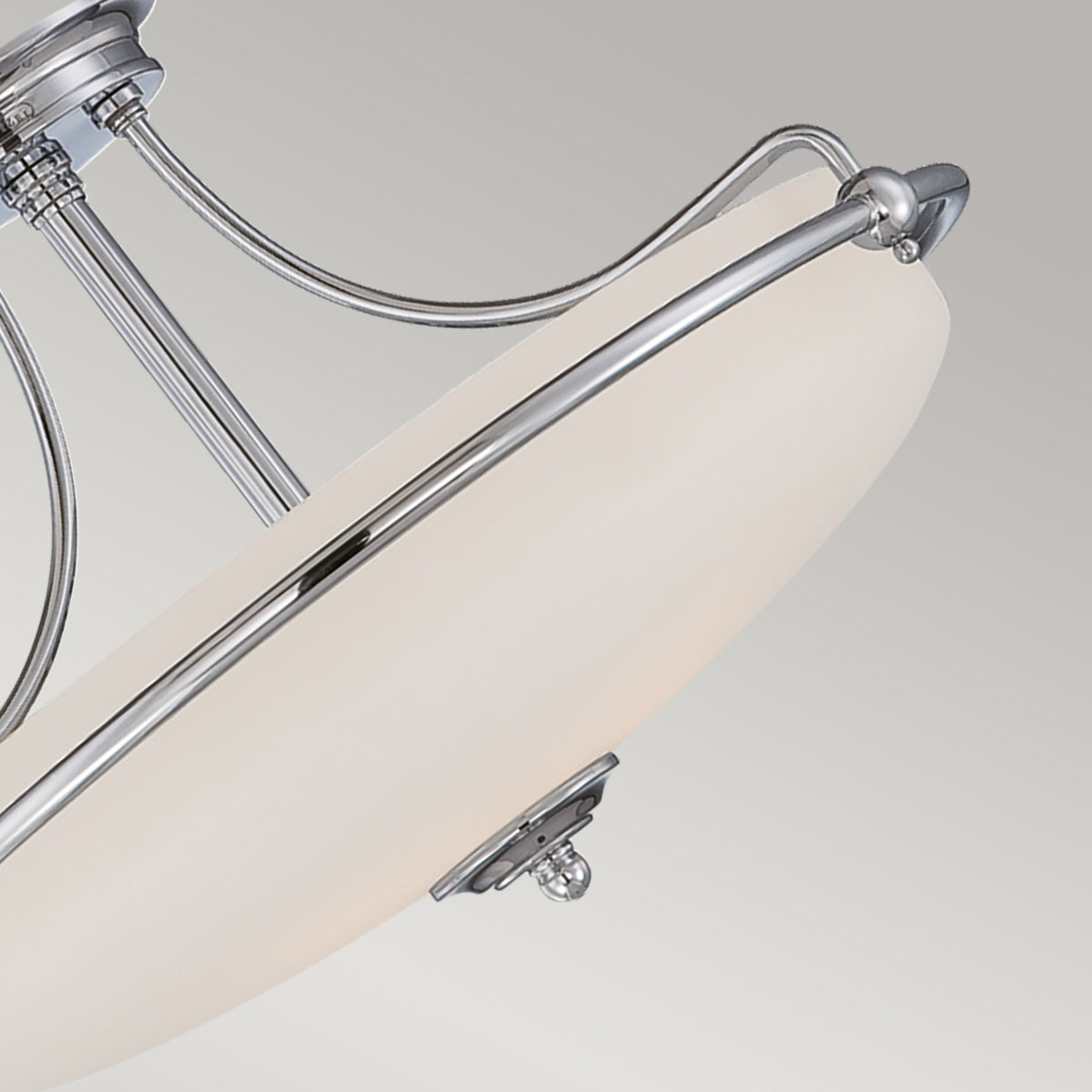 Griffin 3/4Lt Semi-Flush - In Various Finishes E27