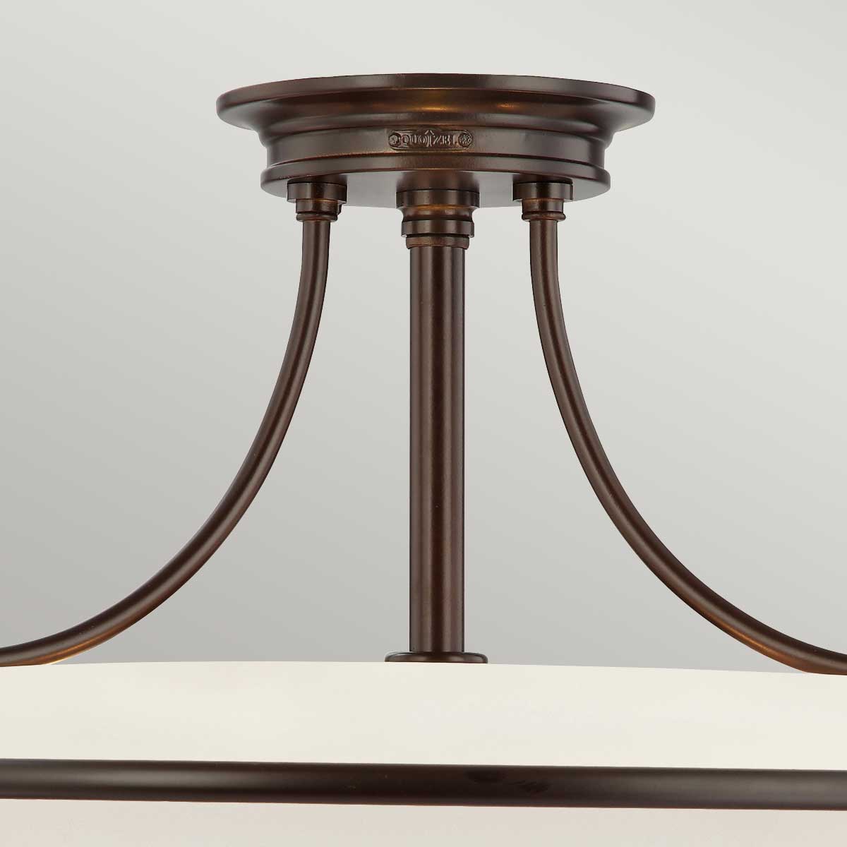 Griffin 3/4Lt Semi-Flush - In Various Finishes E27