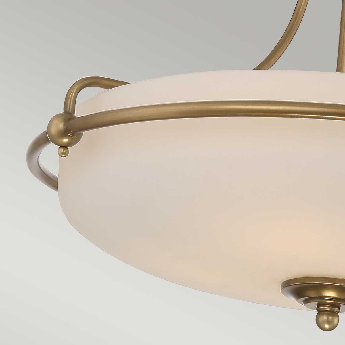 Griffin 3/4Lt Semi-Flush - In Various Finishes E27