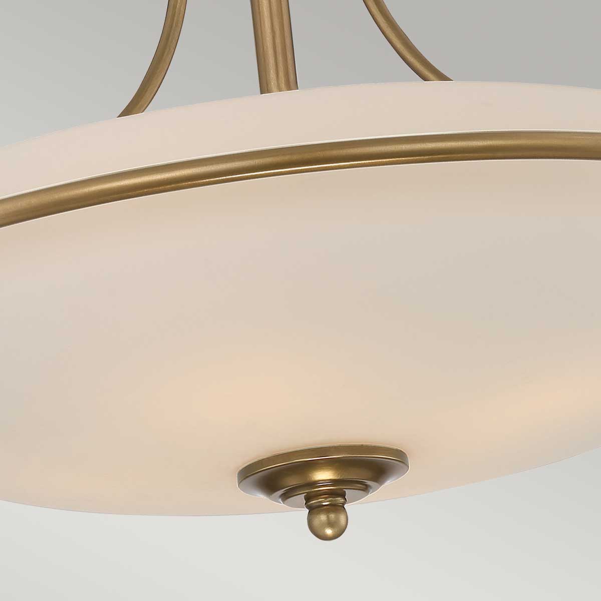 Griffin 3/4Lt Semi-Flush - In Various Finishes E27