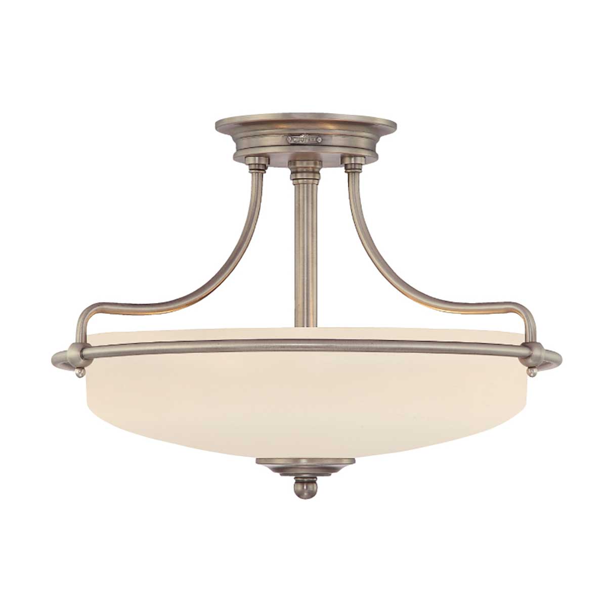 Griffin 3/4Lt Semi-Flush - In Various Finishes E27