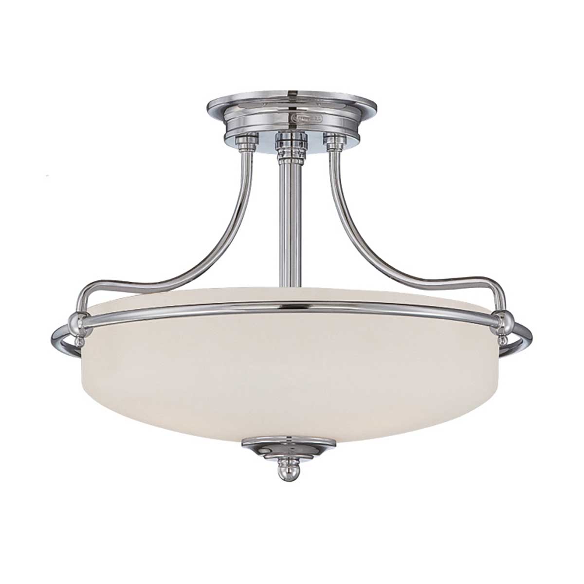 Griffin 3/4Lt Semi-Flush - In Various Finishes E27