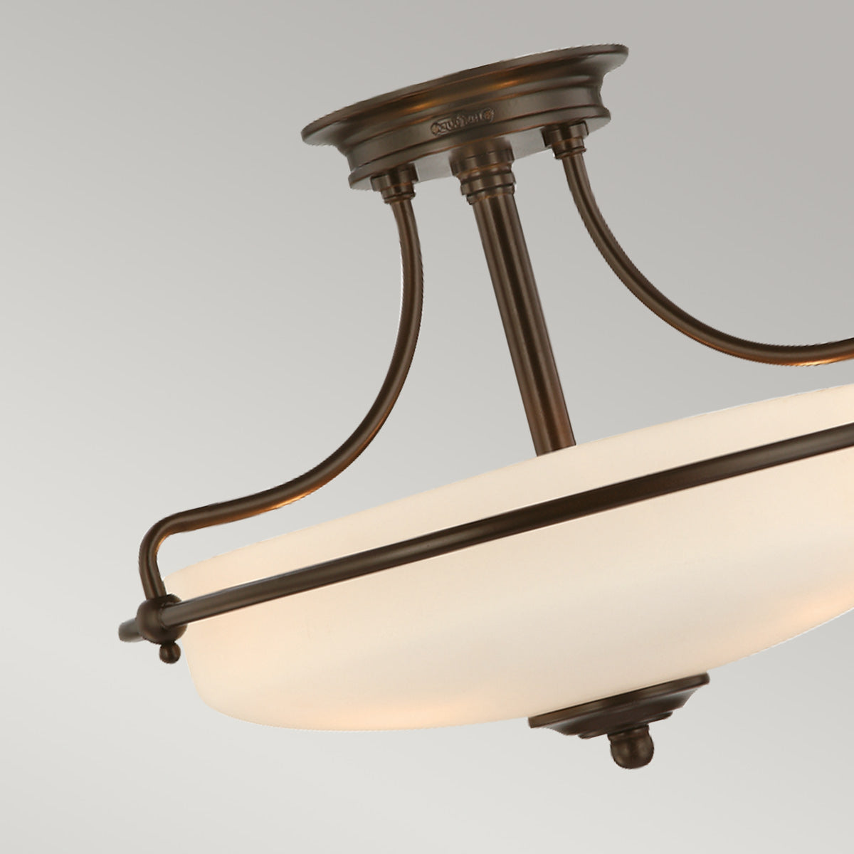 Griffin 3/4Lt Semi-Flush - In Various Finishes E27
