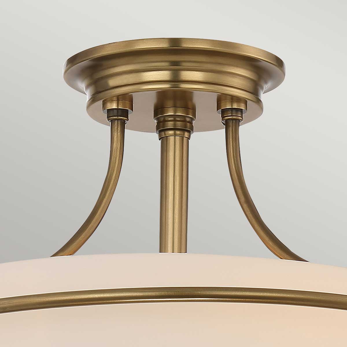 Griffin 3/4Lt Semi-Flush - In Various Finishes E27