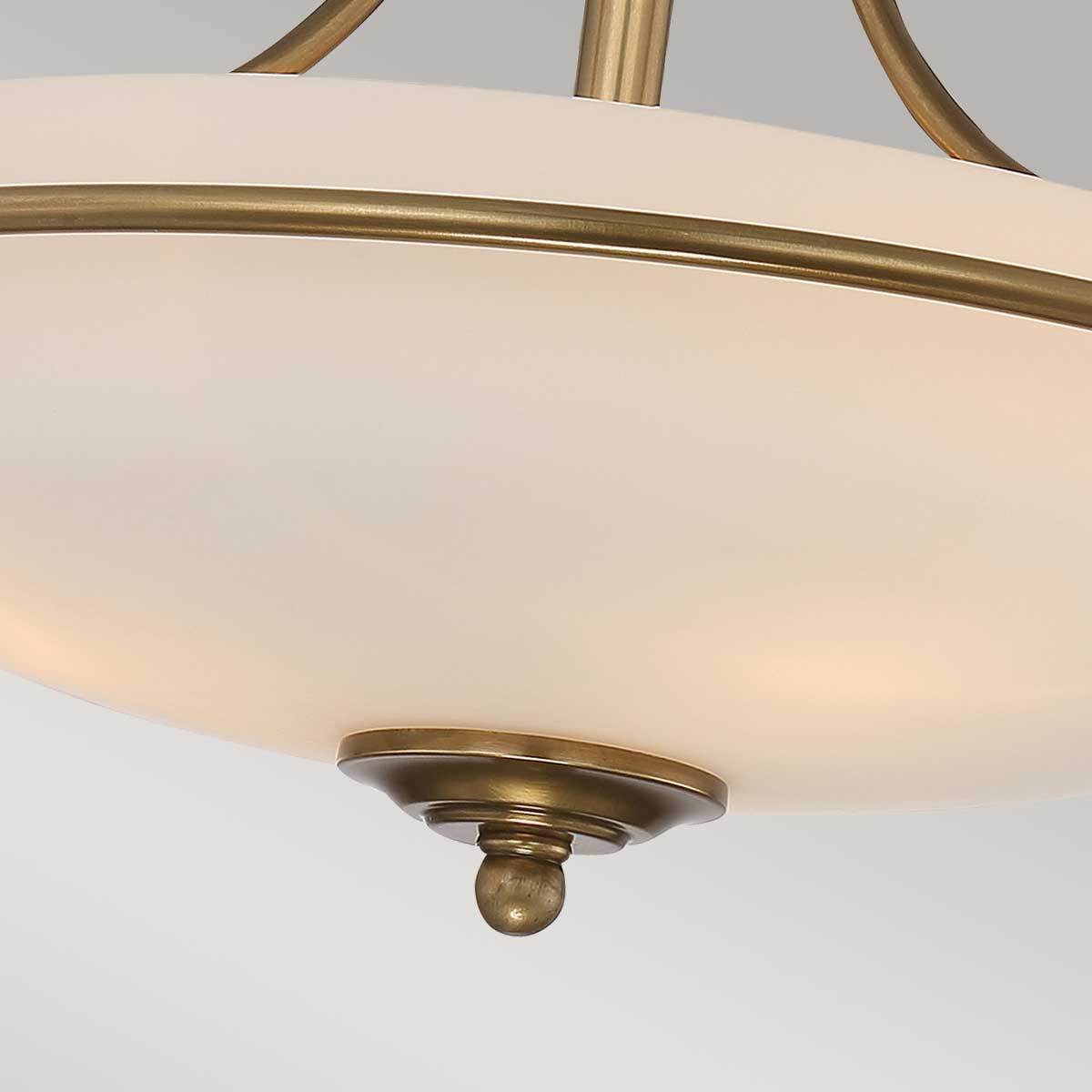 Griffin 3/4Lt Semi-Flush - In Various Finishes E27