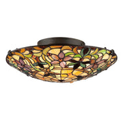 Kami 2 Light Flush - Vintage Bronze E27