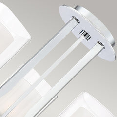 Kolt 3 Light Semi-Flush IP44 - Polished Chrome