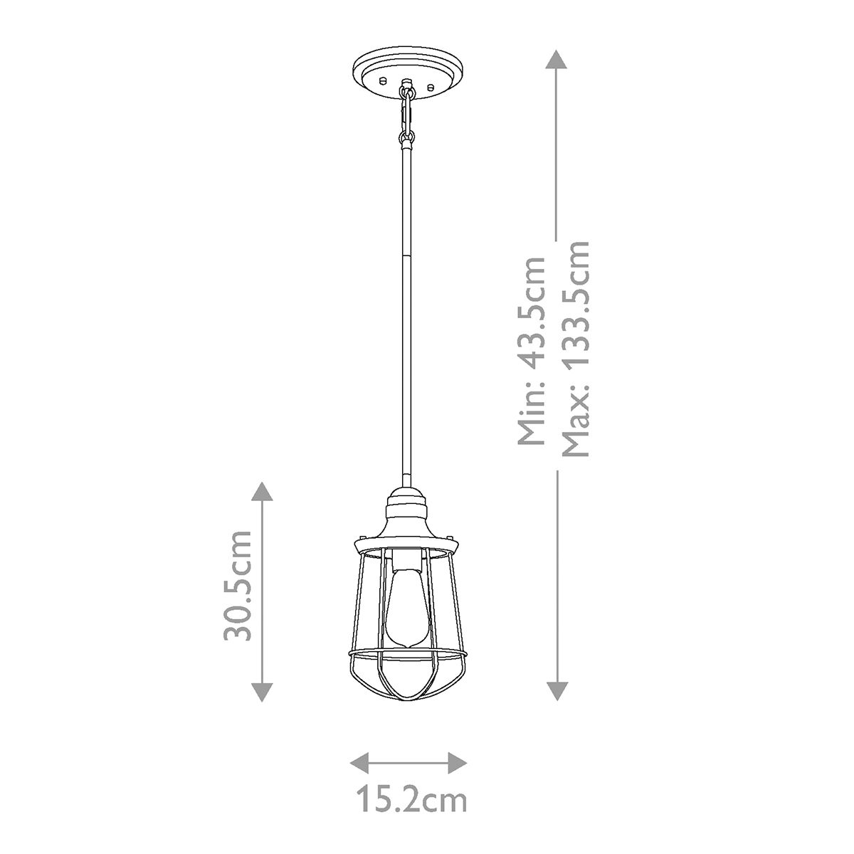 Marine 1 Light Mini Pendant-  Western Bronze