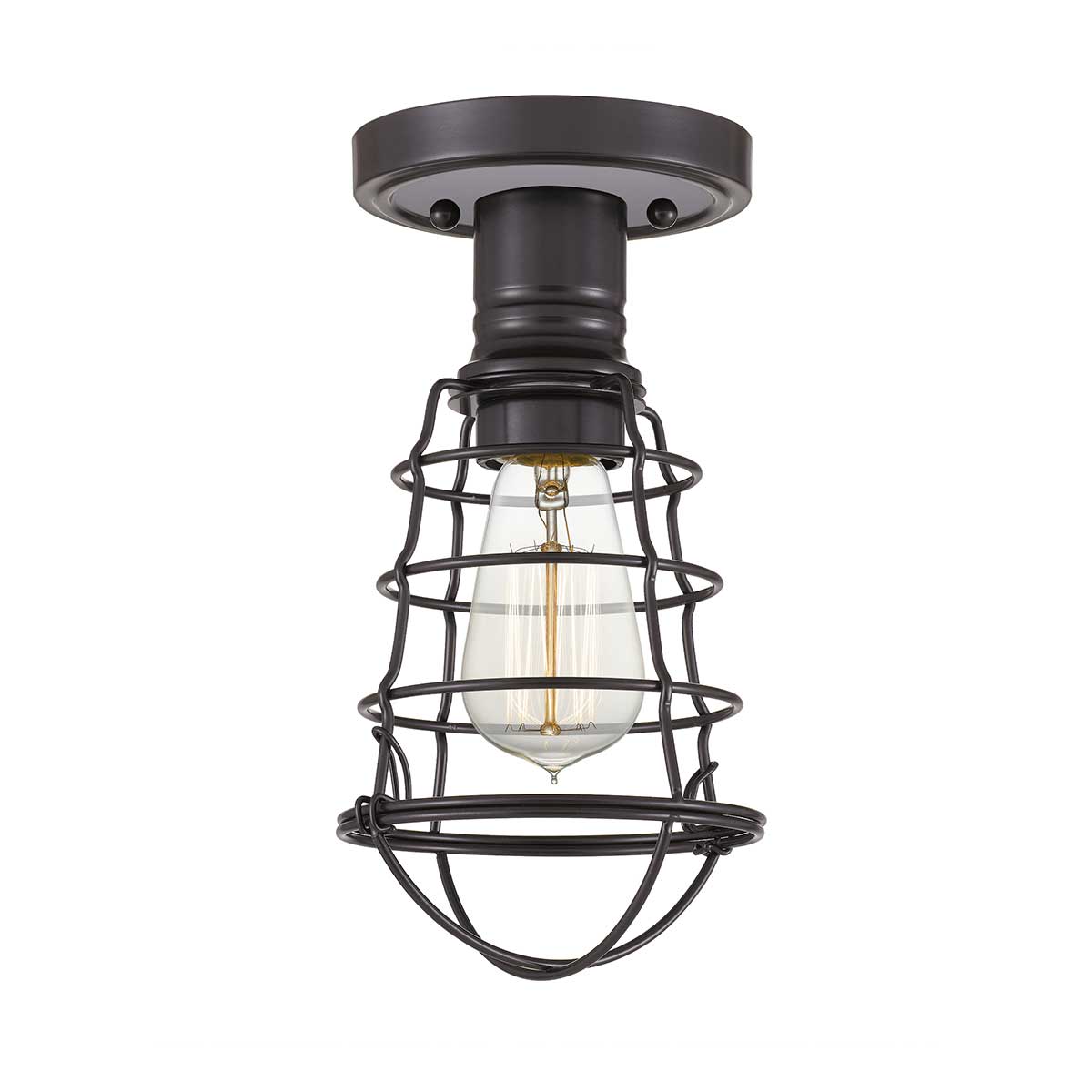 Mixon 1 Light Semi-Flush - In Various Finishes E27
