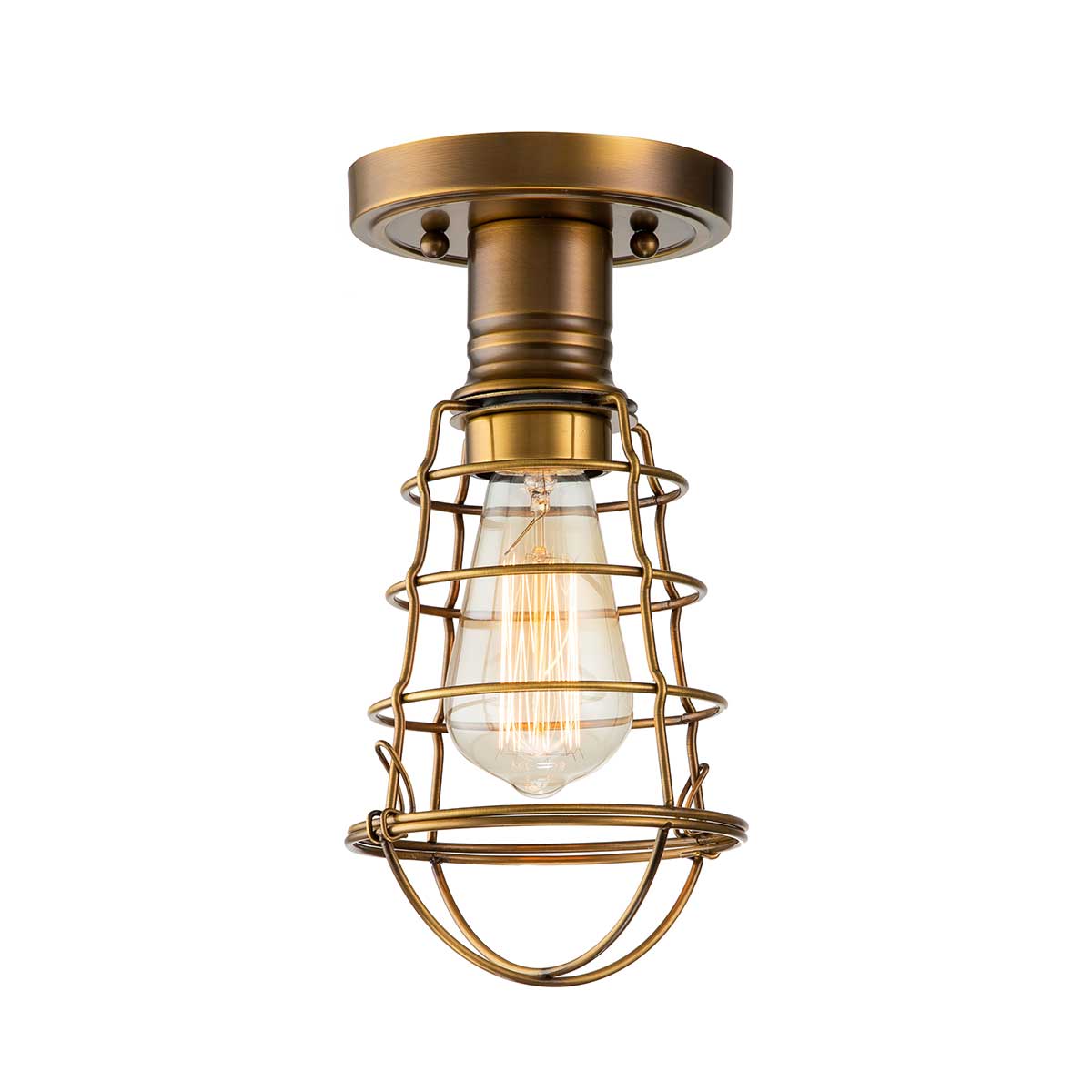 Mixon 1 Light Semi-Flush - In Various Finishes E27