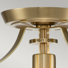 Penn Station 1 Light Semi-Flush - In Various Finishes E27