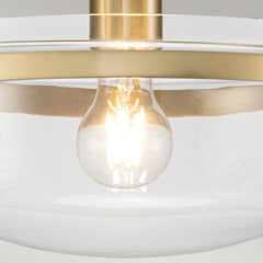 Penn Station 1 Light Semi-Flush - In Various Finishes E27