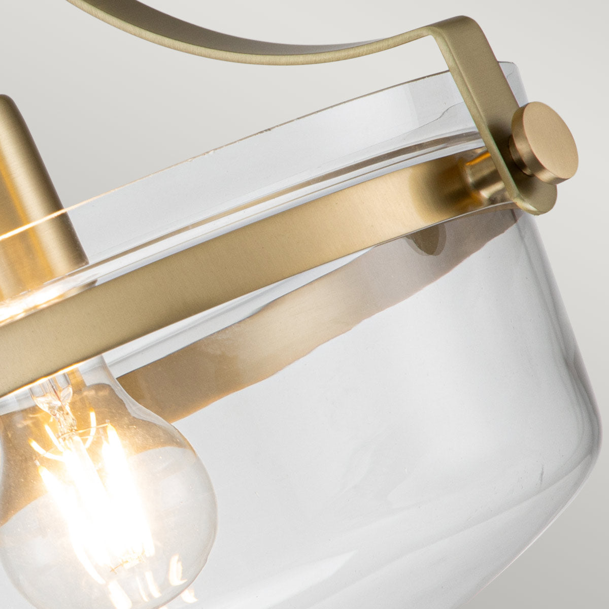 Penn Station 1 Light Semi-Flush - In Various Finishes E27