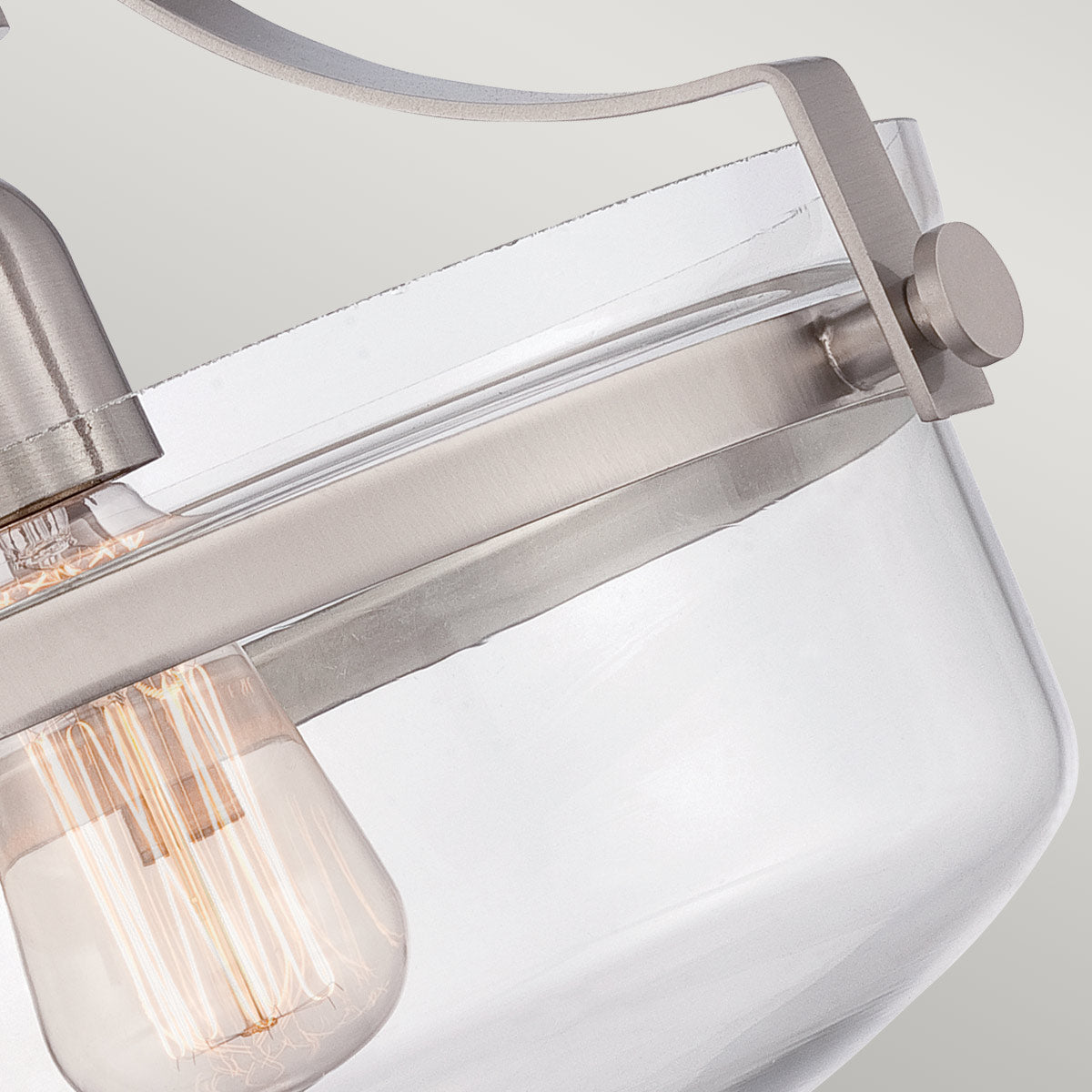 Penn Station 1 Light Semi-Flush - In Various Finishes E27