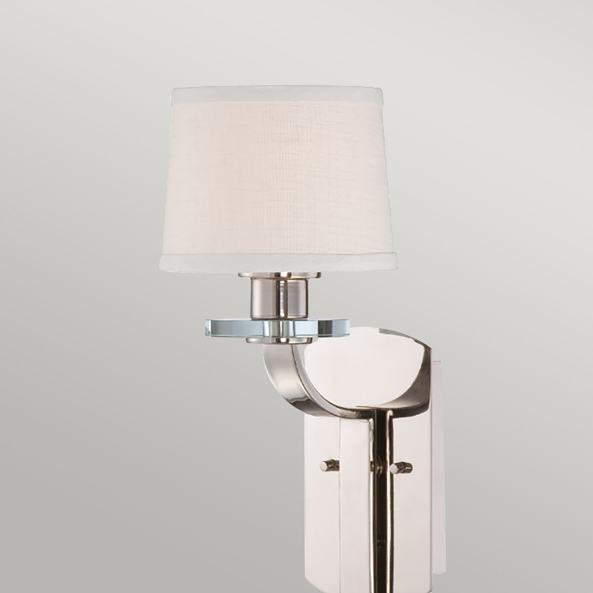 Sutton Place 1 Light Wall Light - Imperial Silver IP20 E27