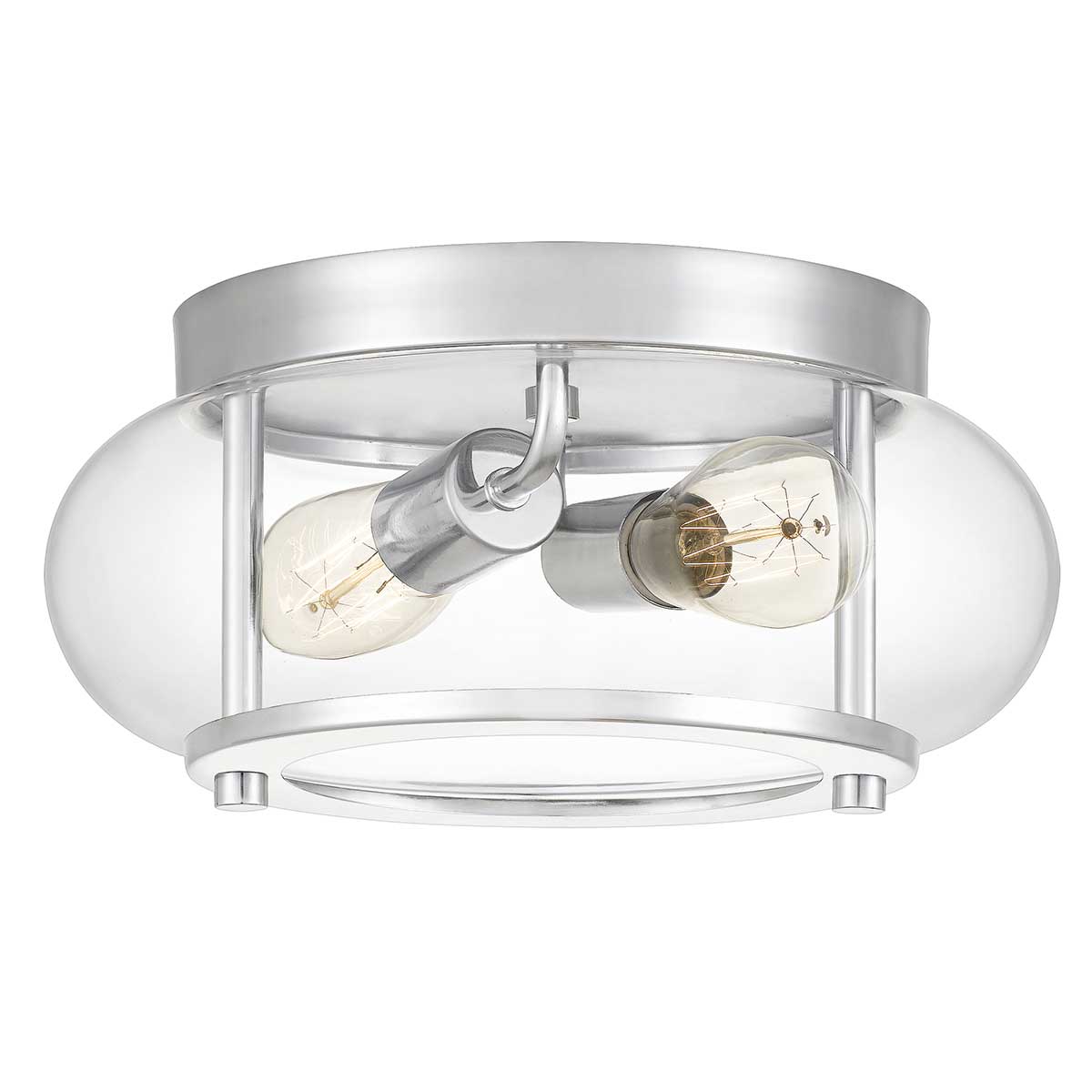 Trilogy 2/3Lt Flush - In Various Finishes E27
