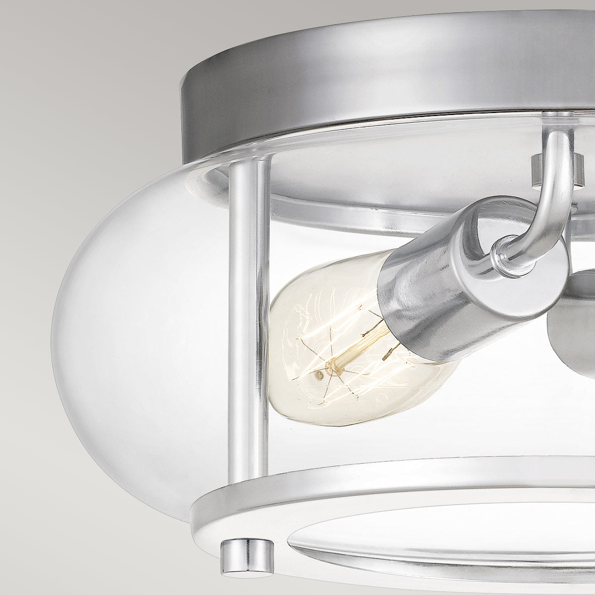 Trilogy 2/3Lt Flush - In Various Finishes E27
