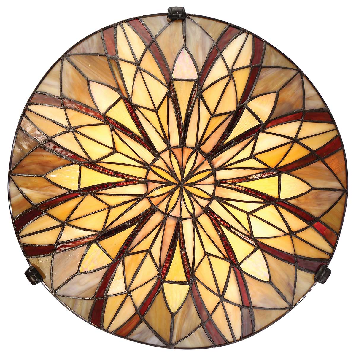 Victory 2 Light Semi-Flush - Valiant Bronze E27