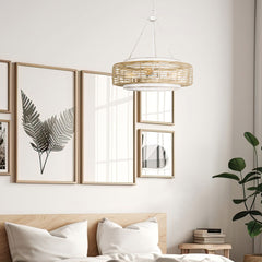 Quoizel Waylon 4 lt Pendant - Antique White E27