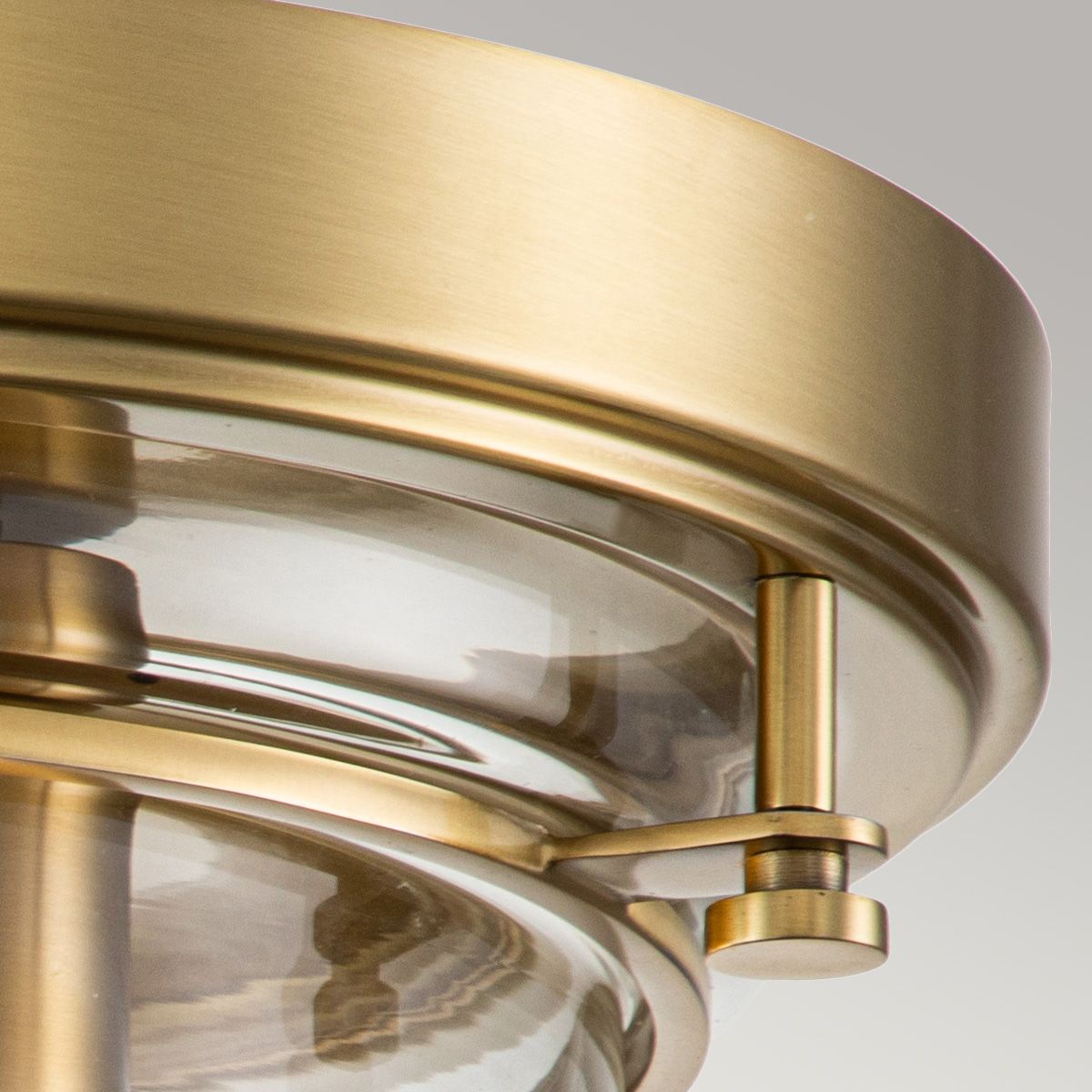 Whistling Flush Bathroom Light IP44 - Polished Chrome / Polished Brass / Brushed Brass